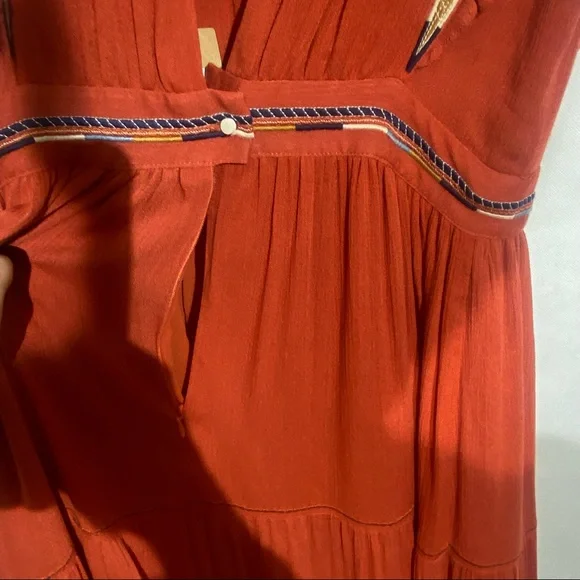 See U Soon NWT Brick/Terracotta Sleeveless Maxi Dress Small - Picture 7 of 16